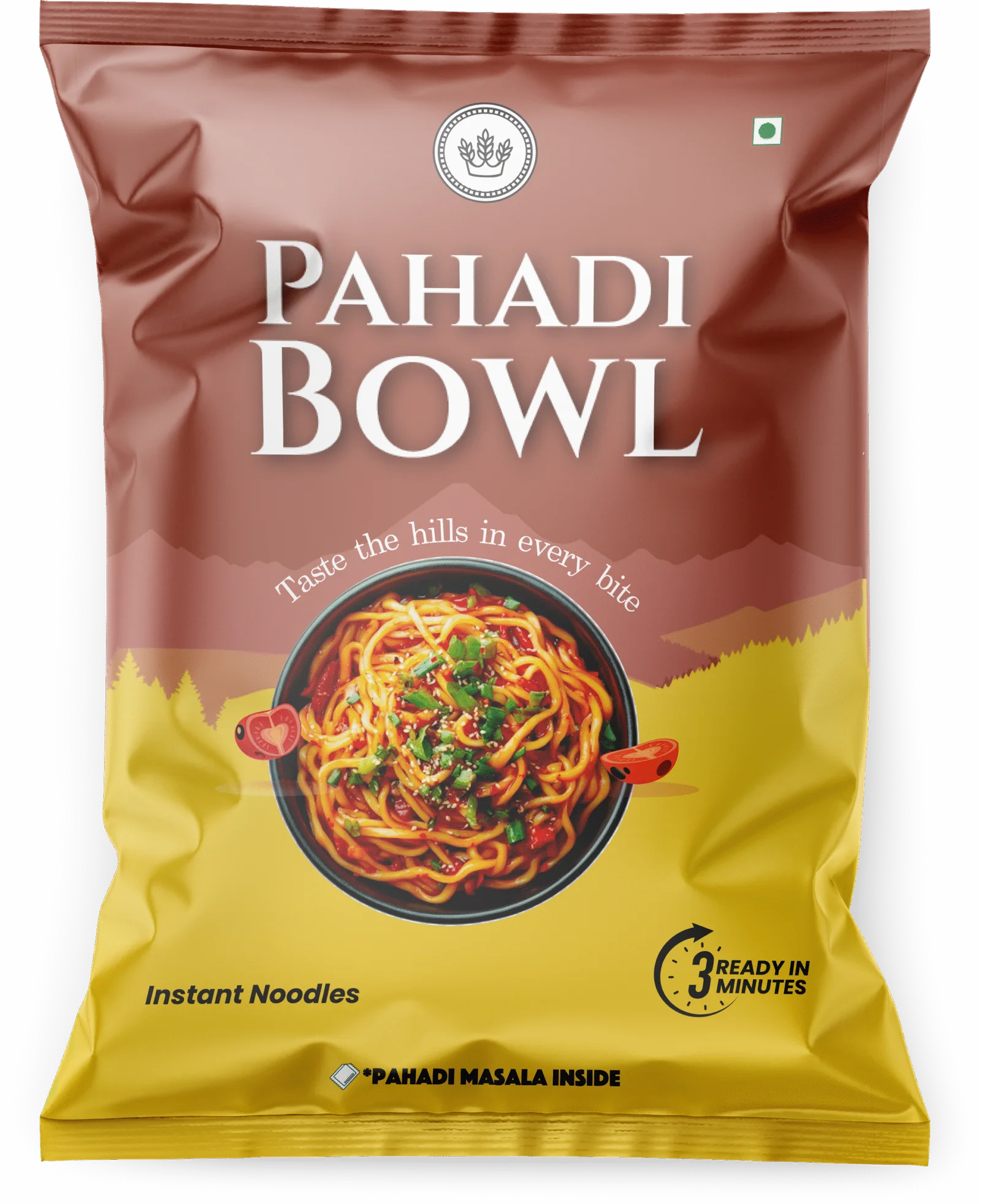 Pahadi Bowl Instant Noodles (Pack of 96)